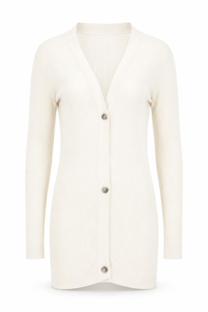 PrettyLittleThing Women's Beige XS Cardigan