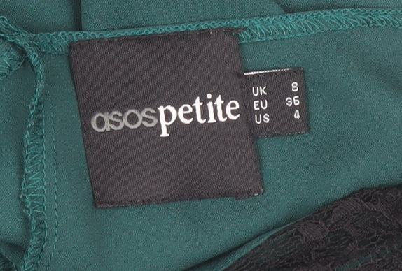 ASOS Women Green Camisole Blouse UK 8 Petite
