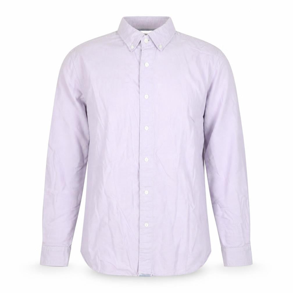 Jasper Conran Men's Purple Cotton Button-Up Shirt M