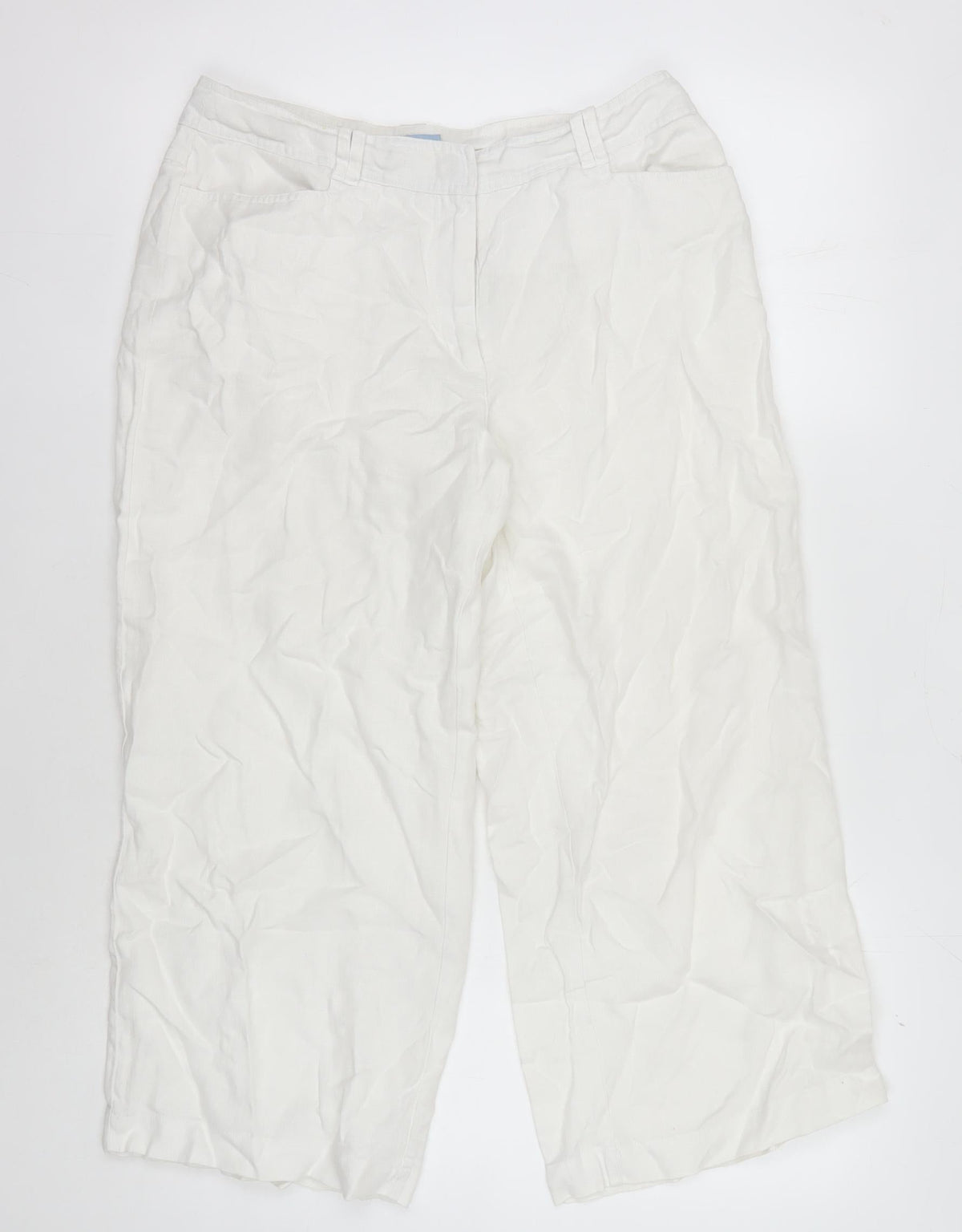 Oasis Women's White Trousers Size 10