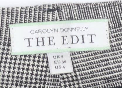 Carolyn Donnelly Grey Check Women's Trousers Size 8