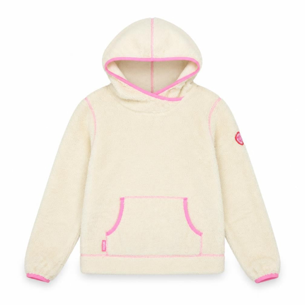 Regatta Girls Ivory Fleece Hoodie 10 Years - Cosy Pullover