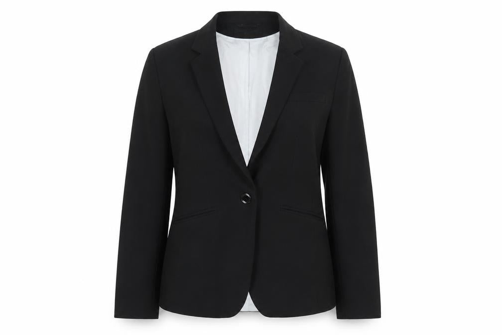 H&M Women's Black Blazer Size 8 Regular Fit