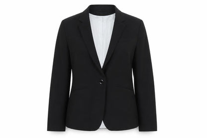 H&M Women's Black Blazer Size 8 Regular Fit