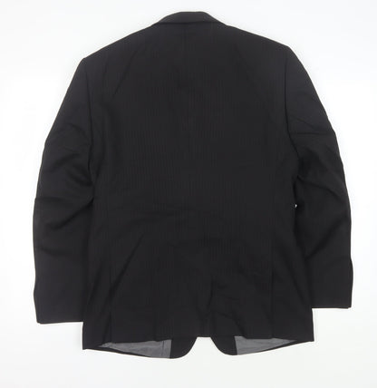 Next Men's Black Regular Fit Suit Jacket 38S