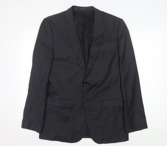Zara Men's Black Blazer, Size 42, Formal Style