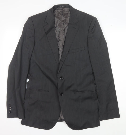 Zara Man Men's Grey Suit Jacket Size 40