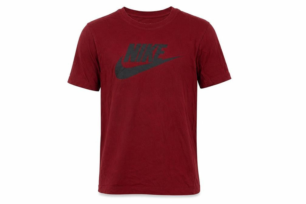 Nike Men's Red Medium Logo T-Shirt