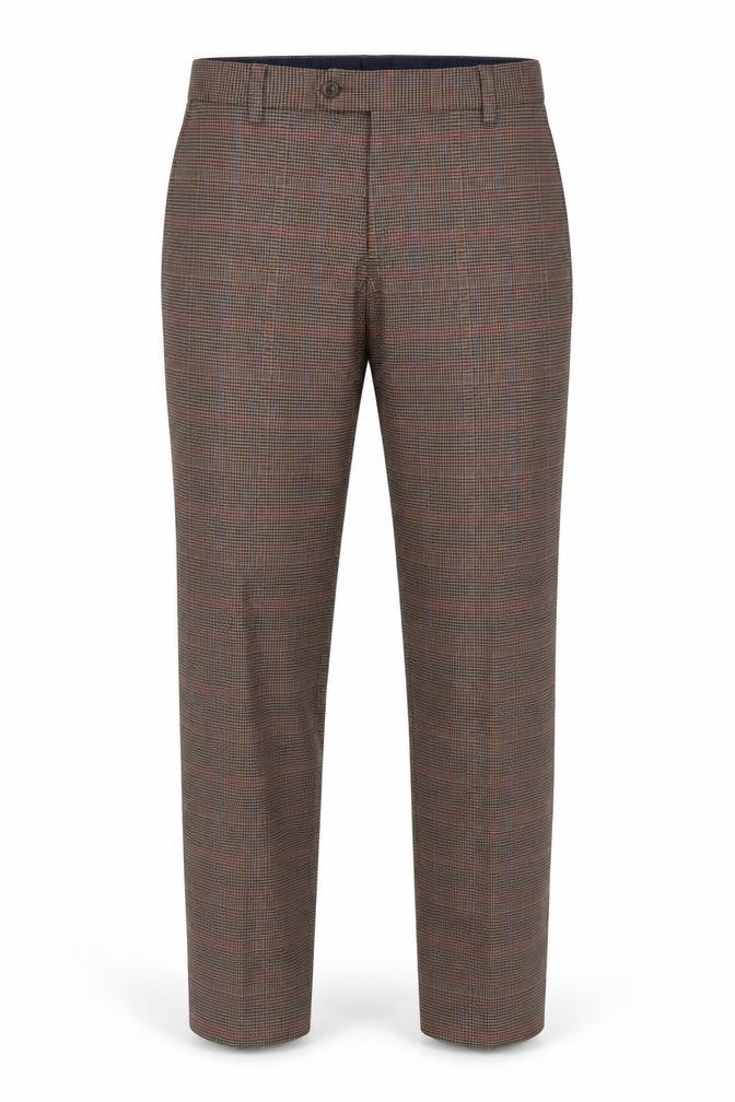 Next Men's Multicoloured Check Trousers Size 30