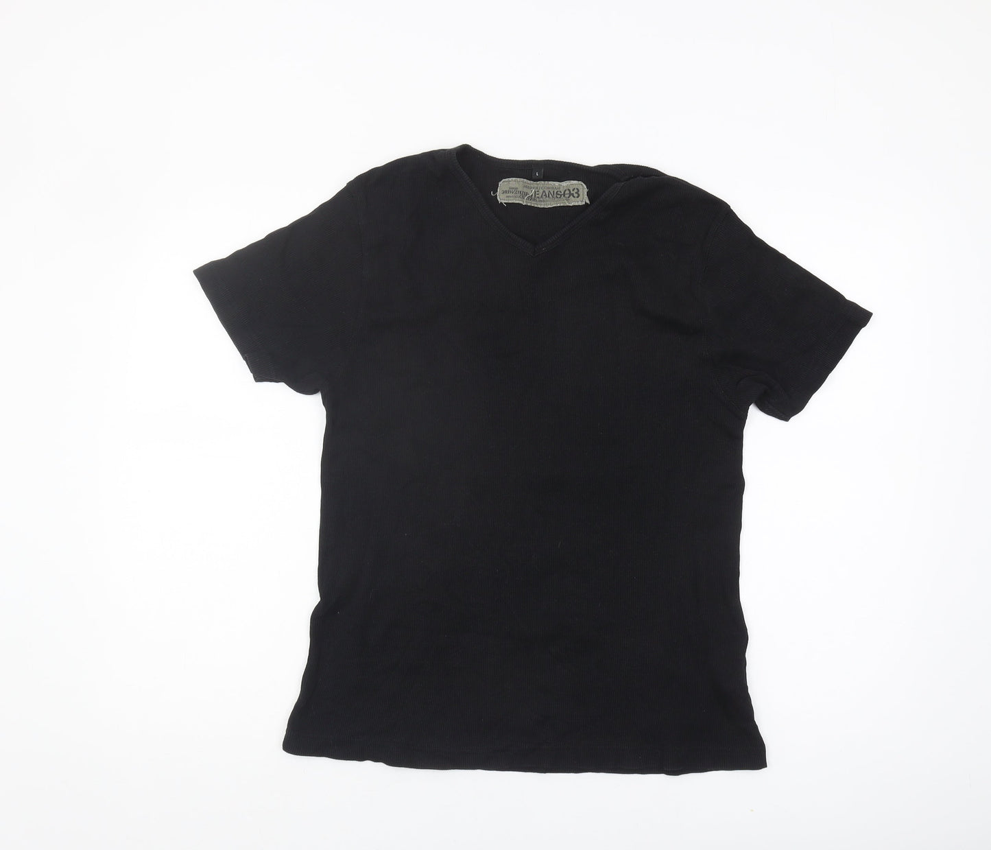 Designers Debenhams Men's Black T-Shirt L V-Neck