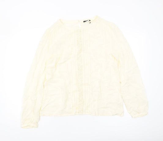 Redoute Creation Ivory Women’s Long Sleeve Blouse Size 10