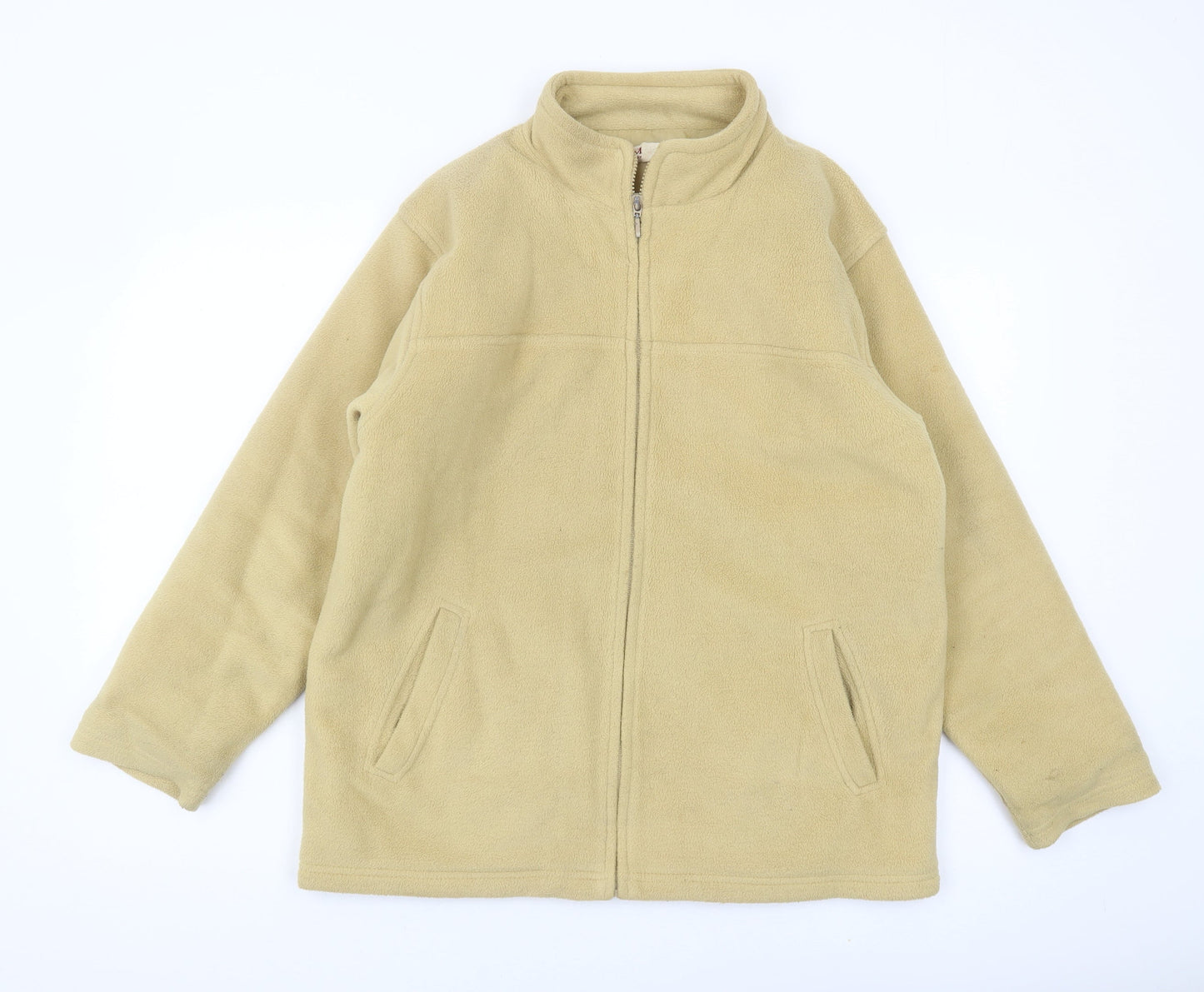 EWM Women's Beige Fleece Jacket Size 14