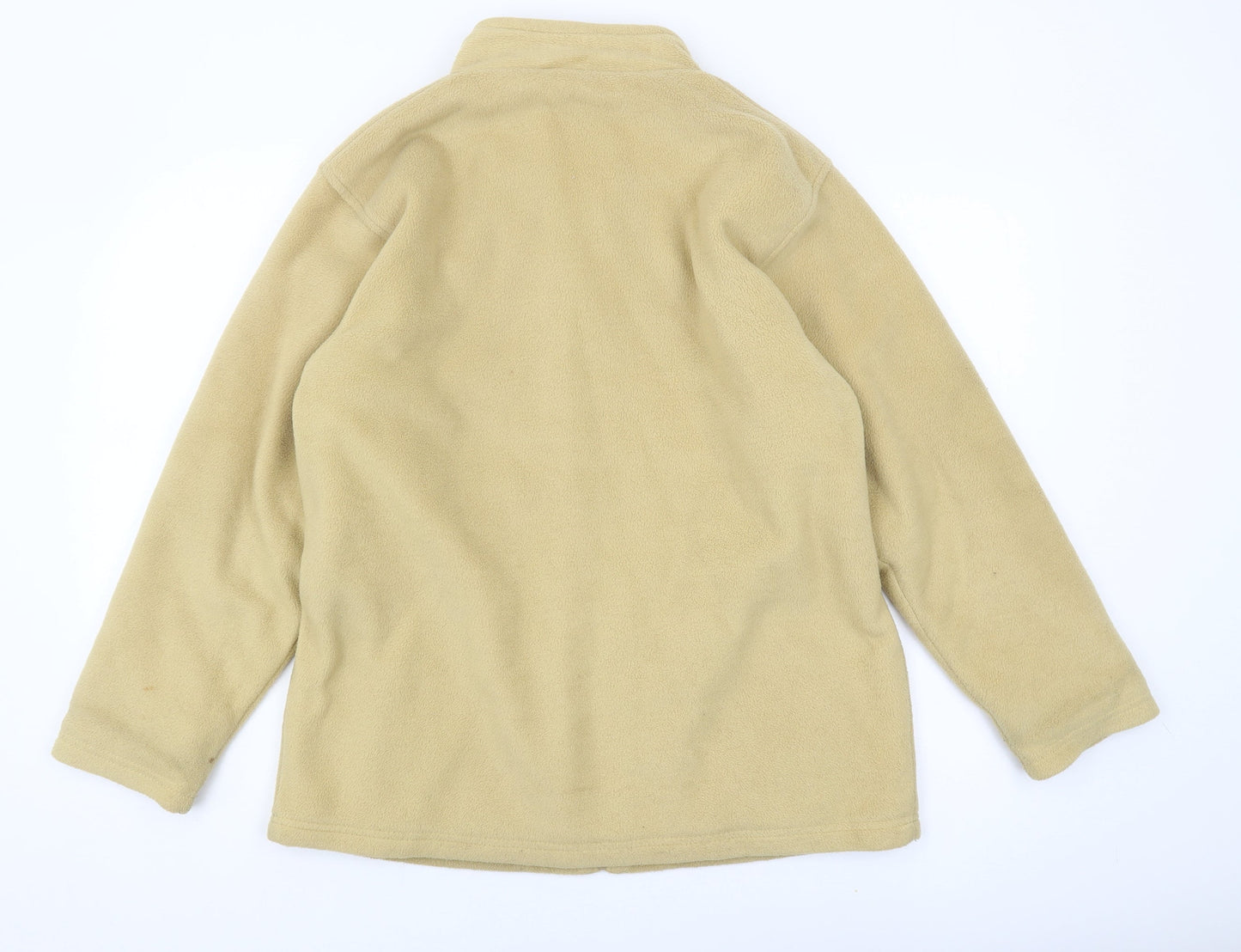 EWM Women's Beige Fleece Jacket Size 14