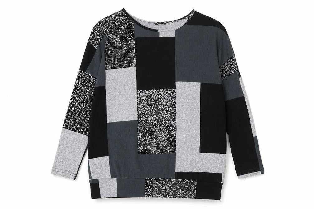 Roman Women's Multicoloured Geometric Jumper Size 12