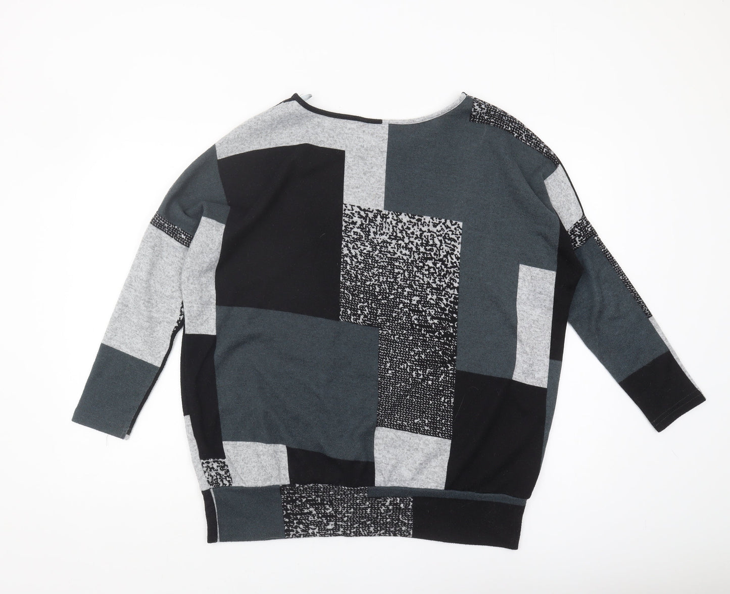 Roman Women's Multicoloured Geometric Jumper Size 12