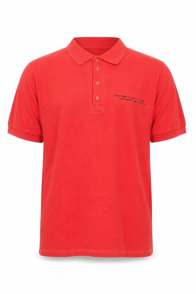 Bruce Elliott Men's Red Polo Shirt Size L