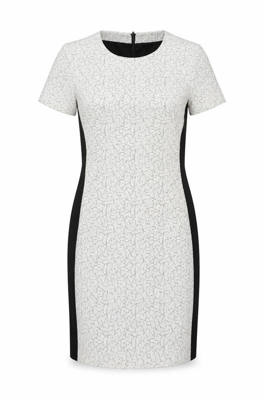 Reiss Women's Black Sheath Dress, Size 6, Short Sleeve