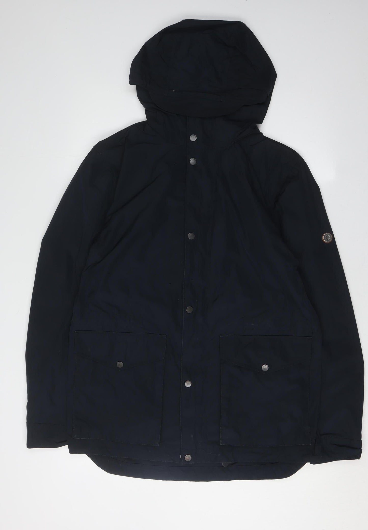 Ben Sherman Men’s Black Hooded Rain Jacket Size M