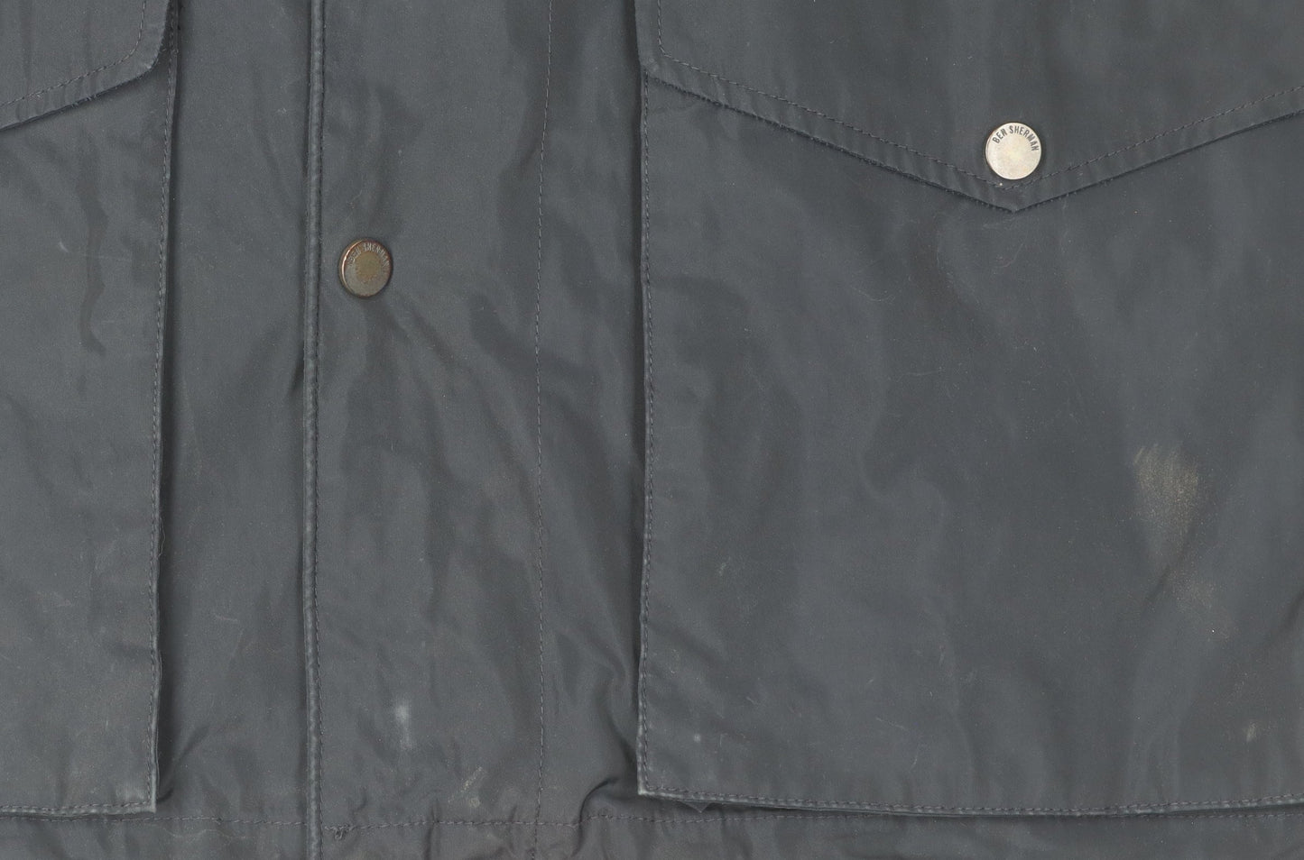 Ben Sherman Men’s Black Hooded Rain Jacket Size M