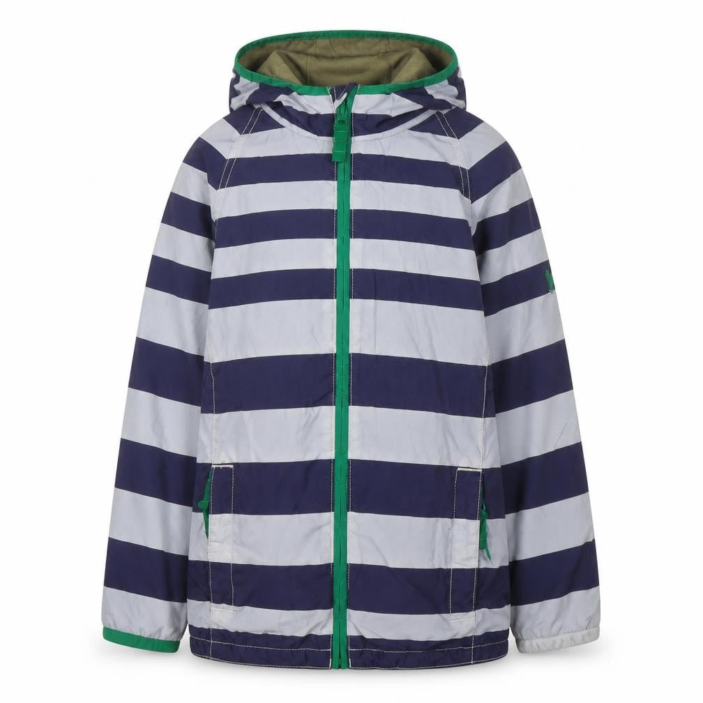 Mini Boden Boys Multicoloured Striped Jacket Sz 9-10