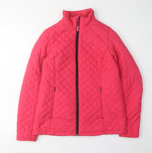 Alpine Women's Red Quilted Jacket Size 10 Casual