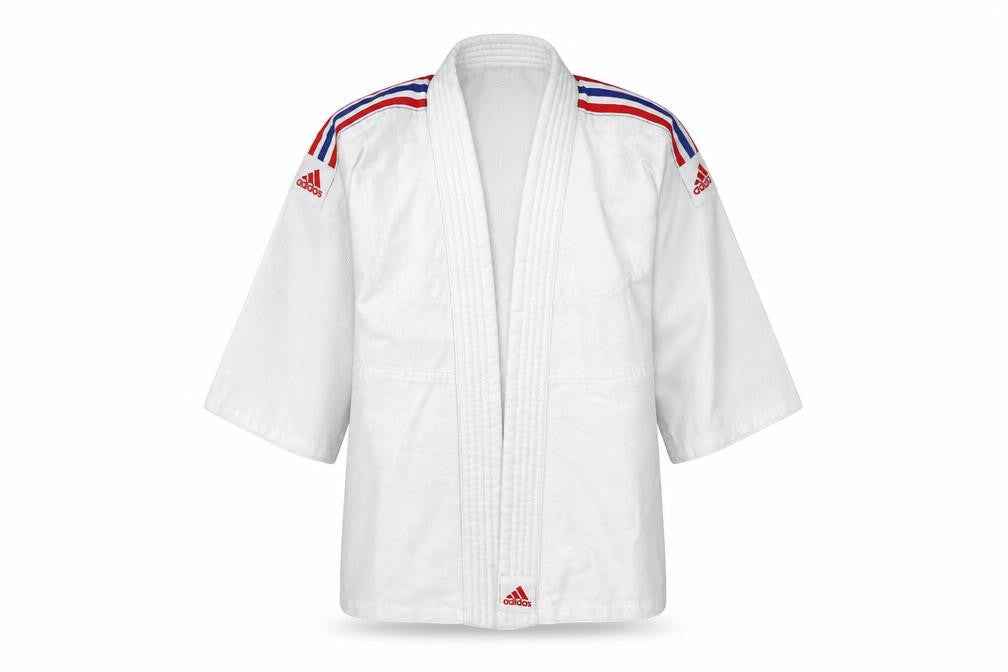Adidas Boys White Martial Arts Jacket 9-10 Years