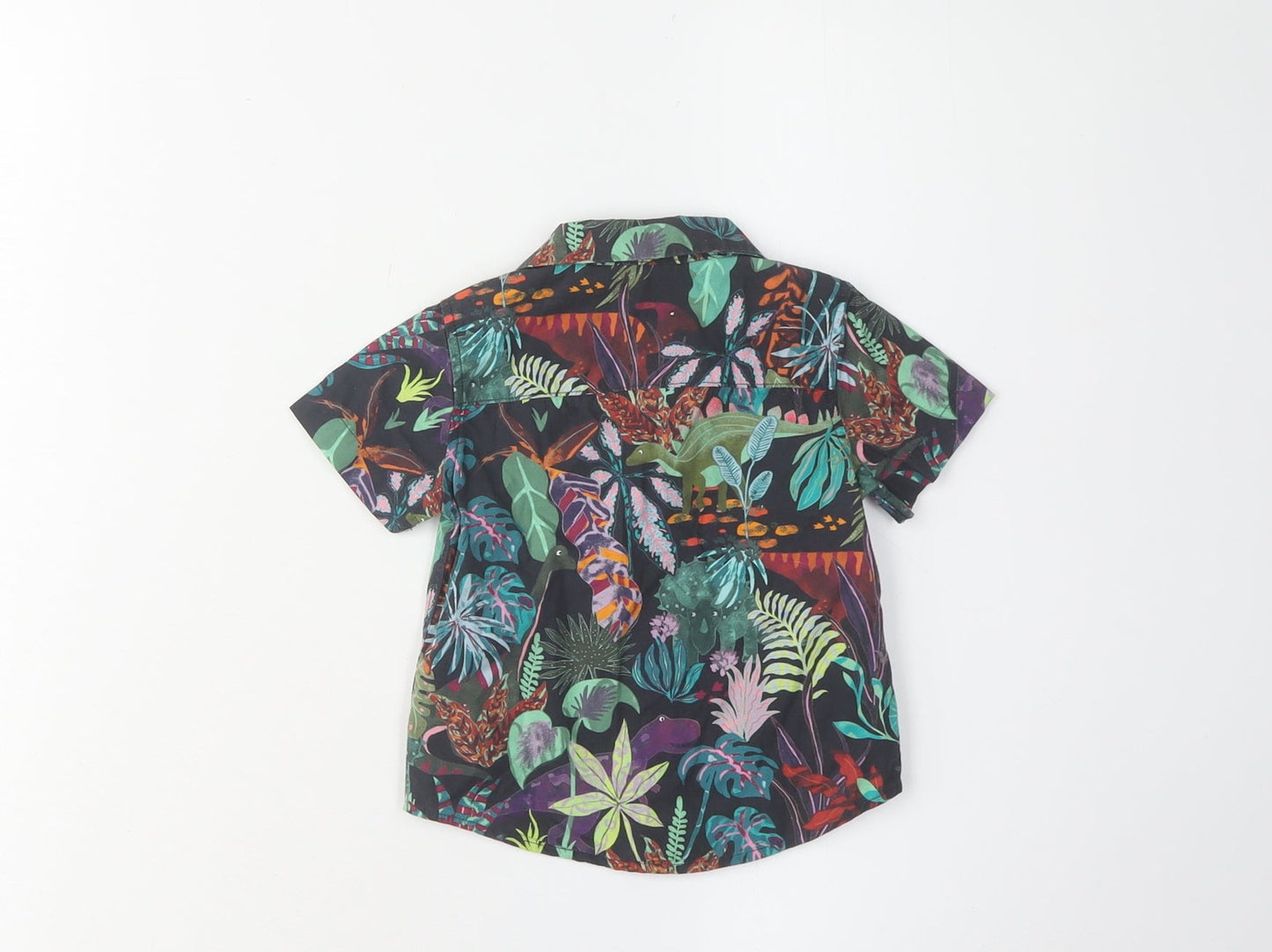 Next Unisex Baby Multicoloured Button-Up Shirt 6-9 Months