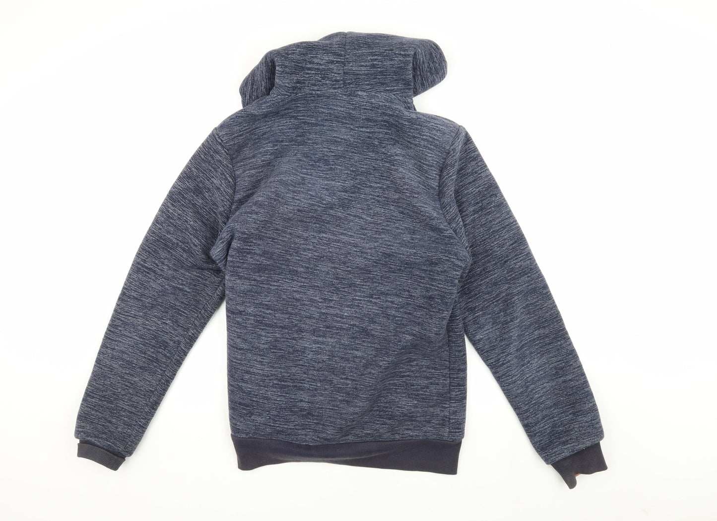 Weird Fish Women's Blue Hooded Jacket Size 16