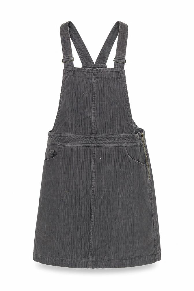 New Look Women's Grey Dungarees - Size 14