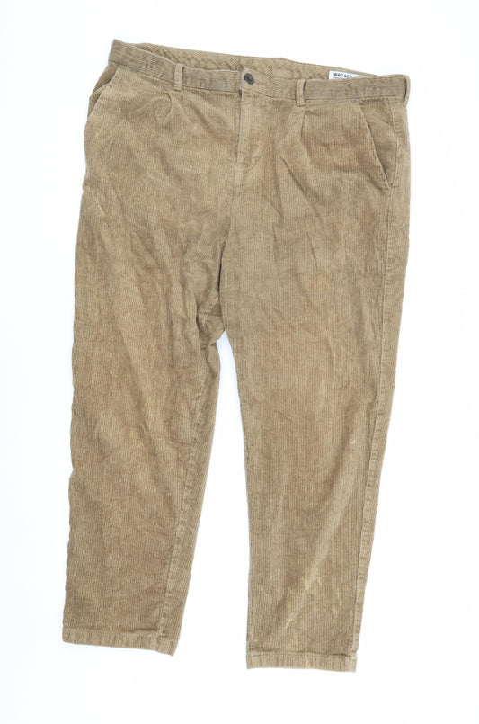 Union Works Men's Brown Corduroy Trousers Size 40