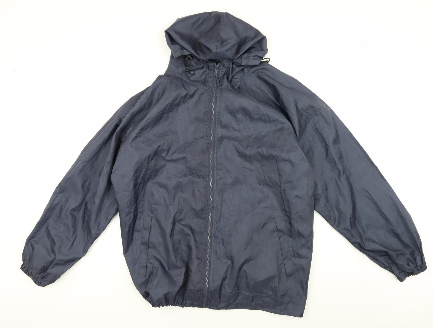 Outdoor Sportswear Men's Blue Windbreaker Jacket L