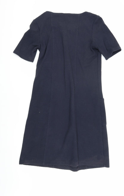 White Stuff Women's Blue Shift Dress Size 10