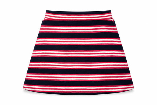 Superdry Women's A-Line Striped Skirt, 10 Multicoloured