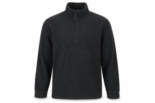 Trespass Men's Black Fleece 1/4 Zip Sweatshirt M