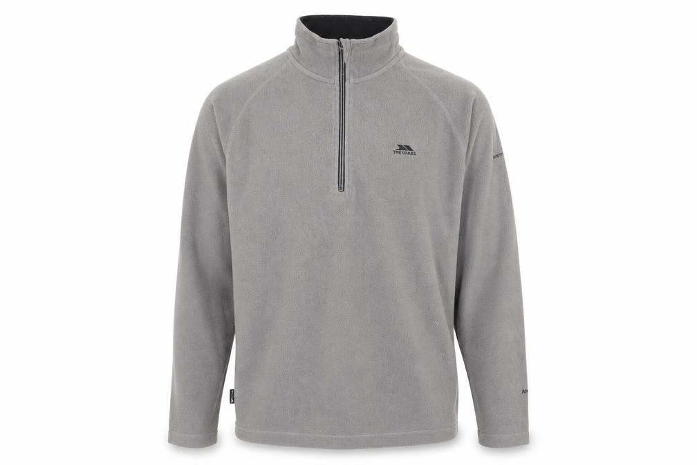 Trespass Men's Grey Fleece 1/4 Zip Sweatshirt L
