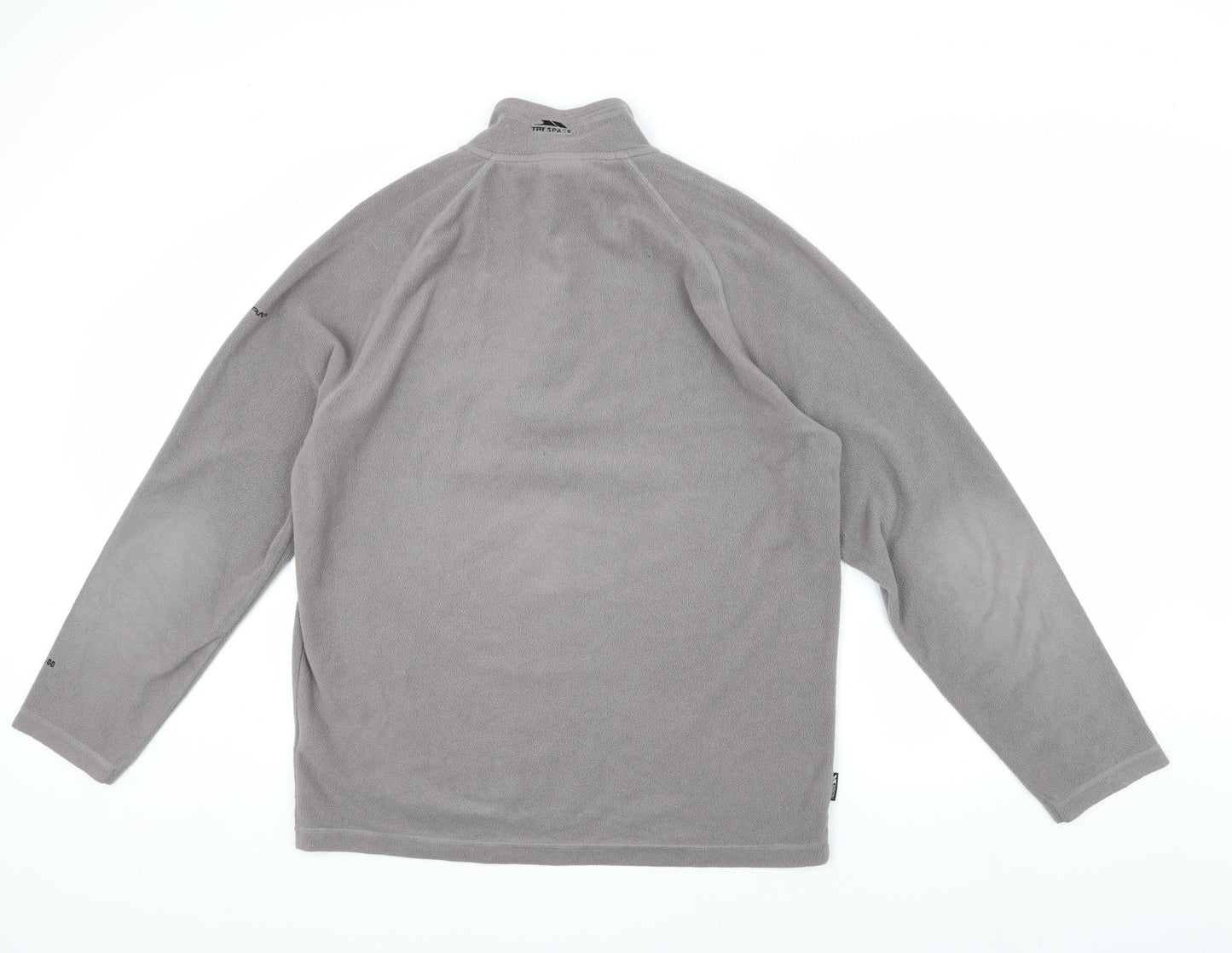 Trespass Men's Grey Fleece 1/4 Zip Sweatshirt L