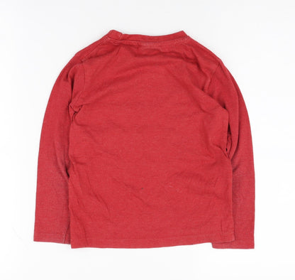 Back view of Rock 'N' Roll Pirates boys’ spider-man red t-shirt 5-6 years