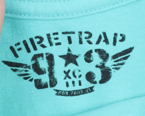 Firetrap Boys Blue Graphic T-Shirt 10-11 Years