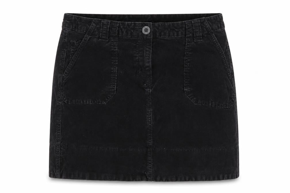 Marks & Spencer Black Cotton Skirt, Size 12 - Women's Casual