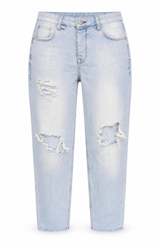 Asos Women's Blue Mom Jeans Size 30 Distressed Denim