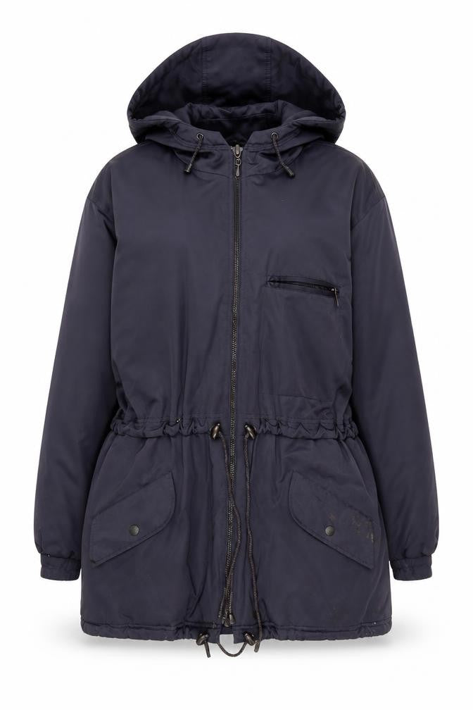 Campton Place Women's Black Parka Jacket Size S