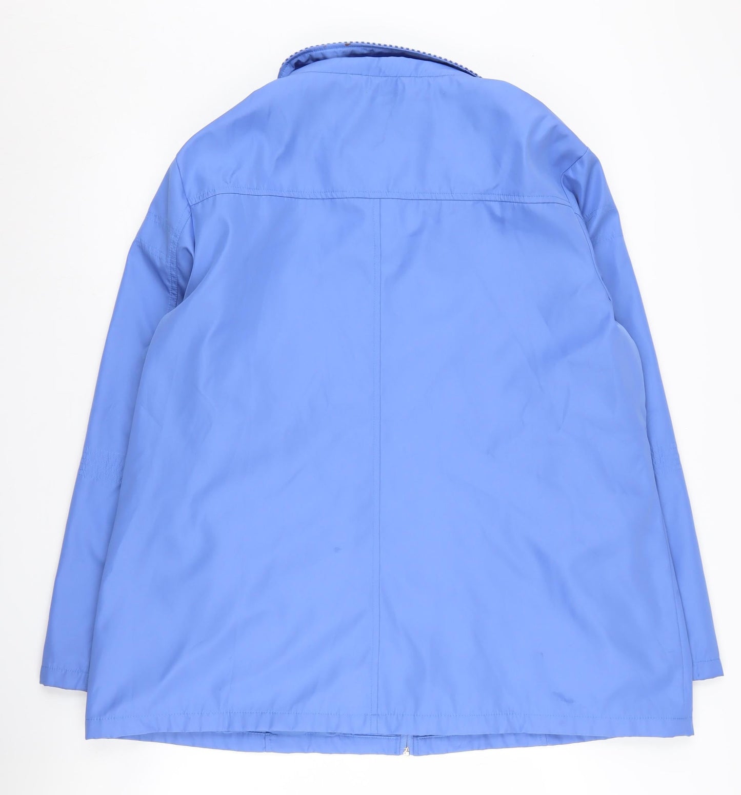 Finesse Womens Blue Mid-Length Jacket Size 20