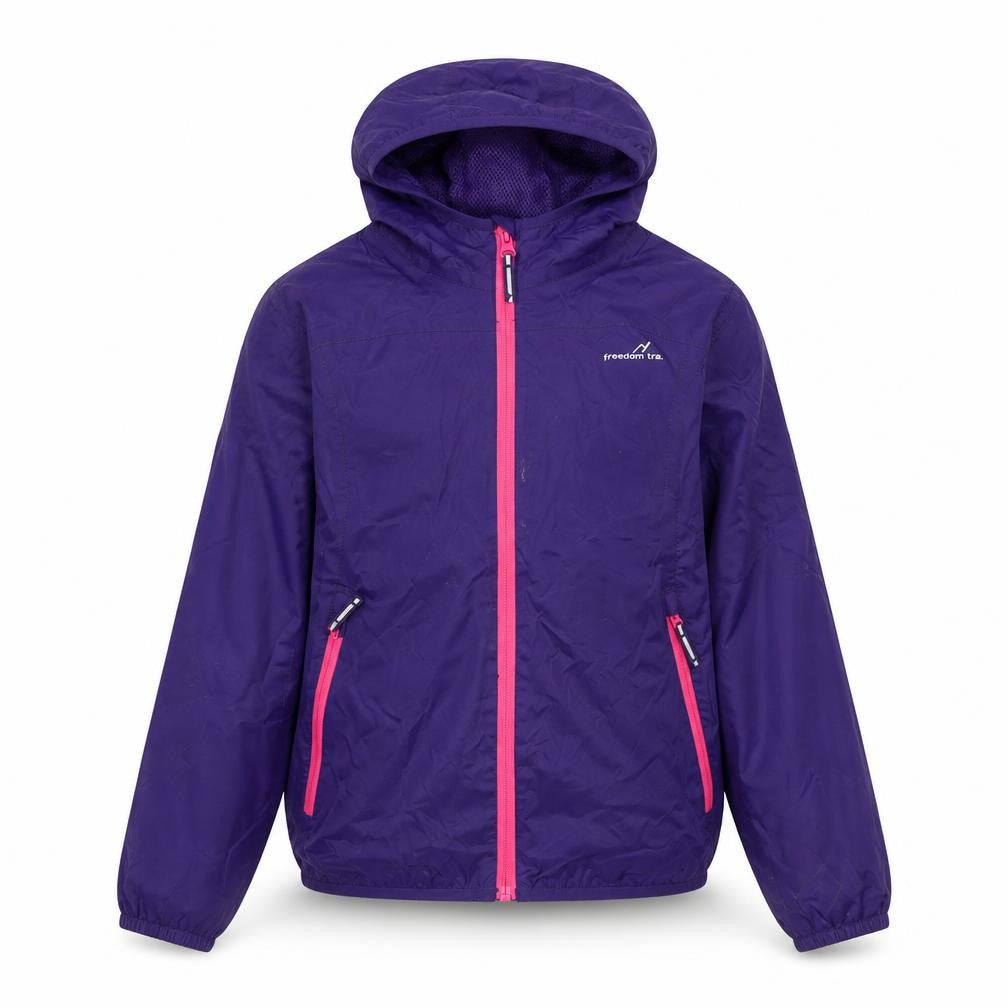 Freedom Trail Girls Purple Mid-Length Hiking Jacket 11-12 Years