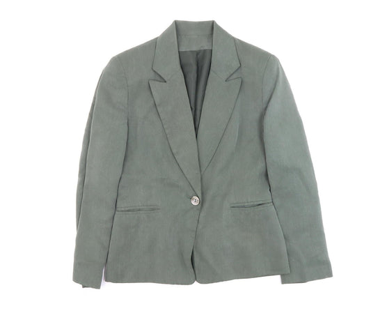 Anne Brooks Women's Green Blazer Size 10