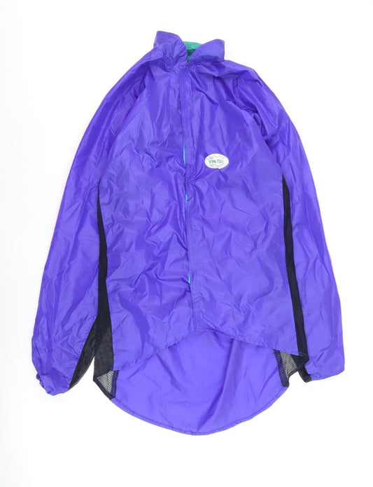 Protex Men's Purple Waterproof Windbreaker Jacket M