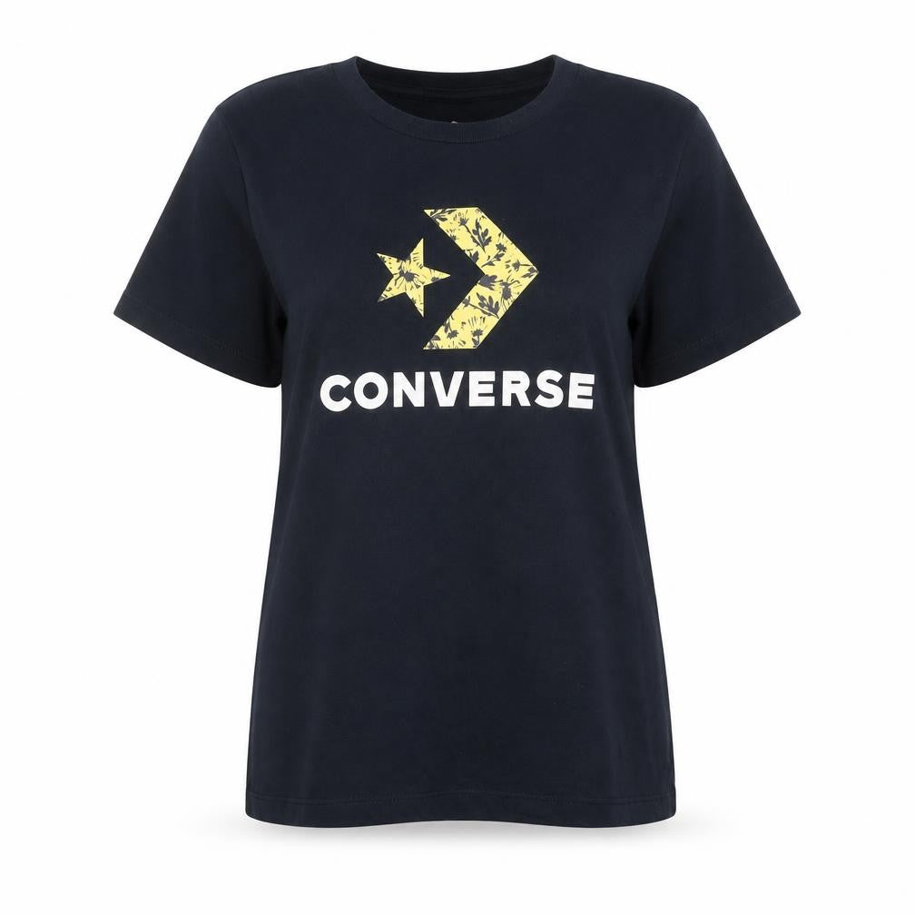 Converse Black Unisex T-Shirt, M, Casual Crew Neck