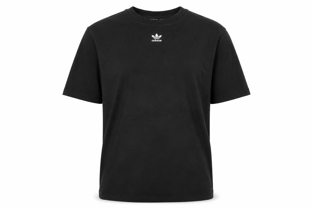 Adidas Men's Black Cotton T-Shirt Size S with Logo