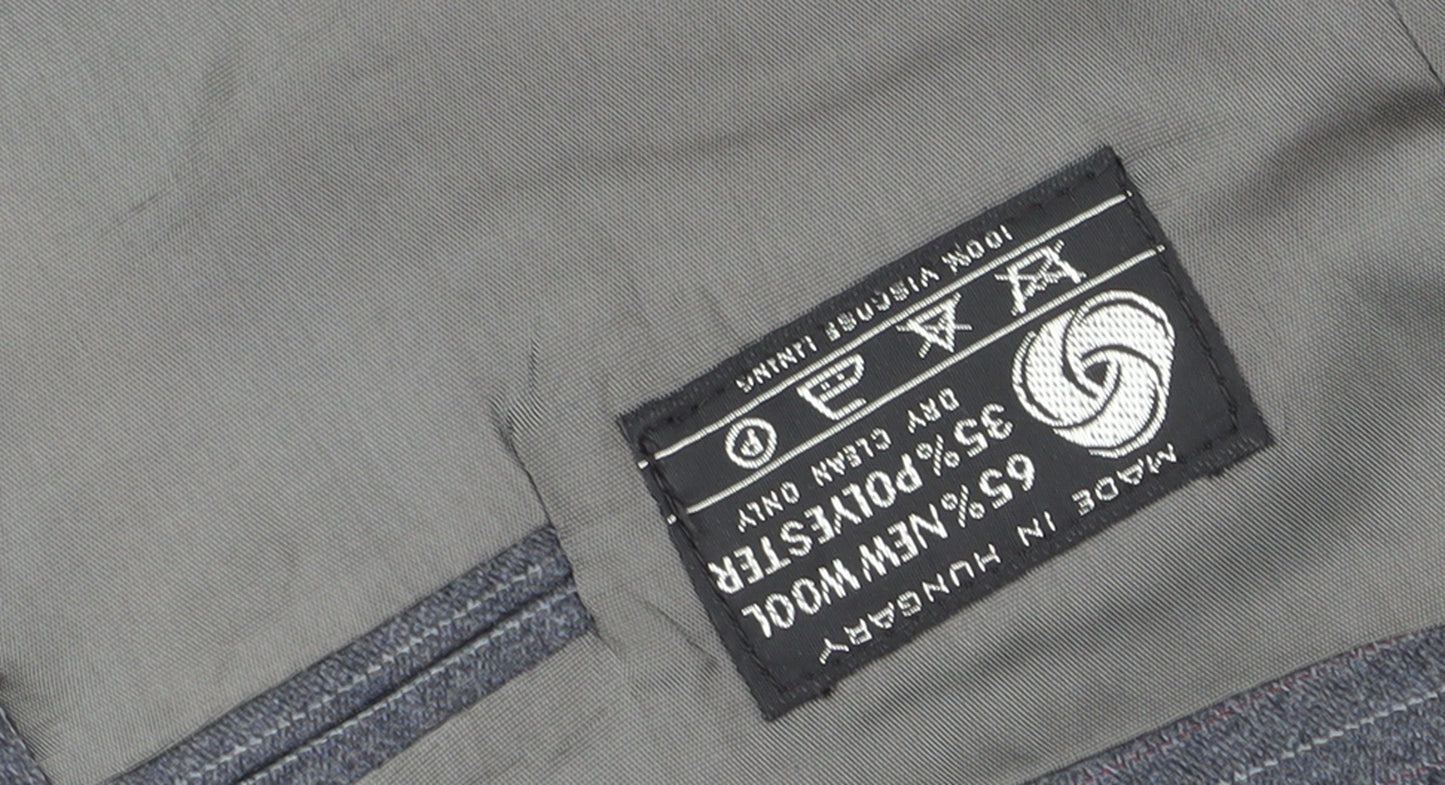 Burton Men's Grey Striped Blazer 38 Regular Fit