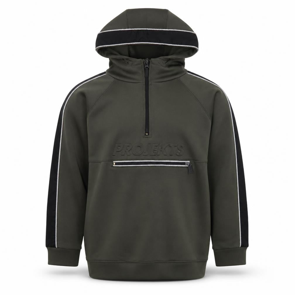 Projekts Boys Green 1/2 Zip Hoodie, Size 12 Years