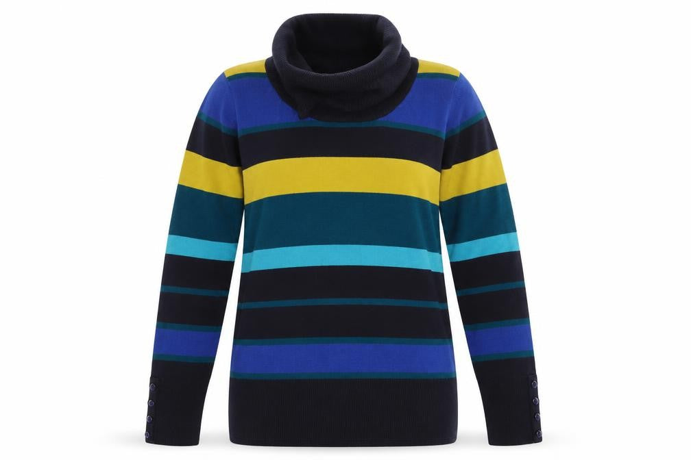 Isle Women's Multicoloured Striped Pullover S